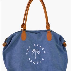 The Beach People Gold Coast Weekender Bag in Indigo Wash.